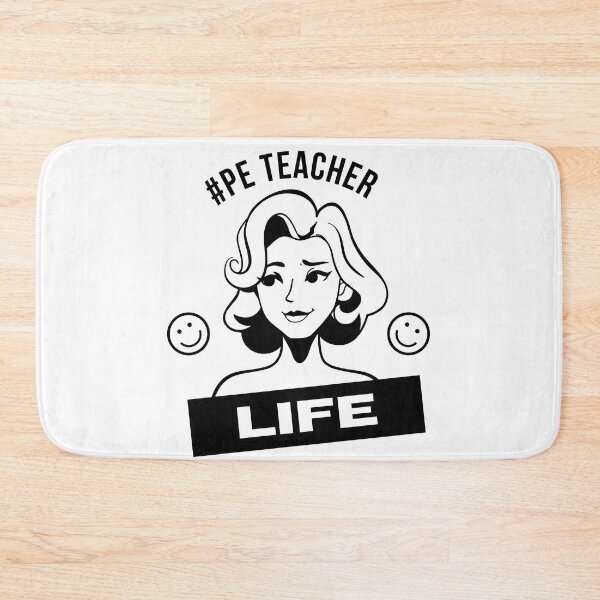 Item preview, PE Teacher Messy Bun Lifes Hair Glasses Funny designed and sold by byrne-ma.