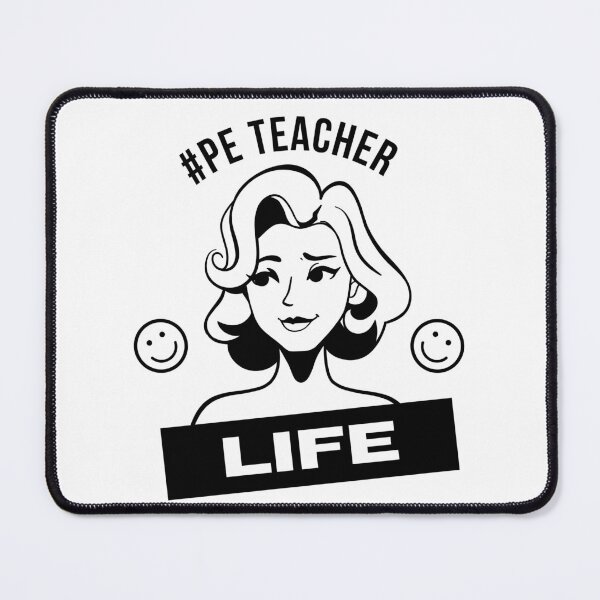 Item preview, PE Teacher Messy Bun Lifes Hair Glasses Funny designed and sold by byrne-ma.