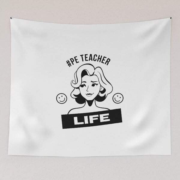 Item preview, PE Teacher Messy Bun Lifes Hair Glasses Funny designed and sold by byrne-ma.