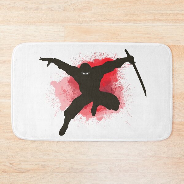 Item preview, Japanese Martial Arts - Ninja Holding Sword Jumping Pose  designed and sold by LoveSeasonz.