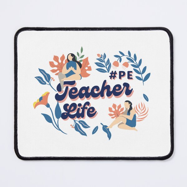 Item preview, PE Teacher Messy Bun Lifes Hair Glasses Funny designed and sold by byrne-ma.