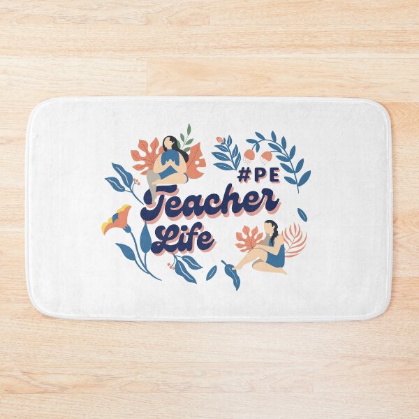 Item preview, PE Teacher Messy Bun Lifes Hair Glasses Funny designed and sold by byrne-ma.
