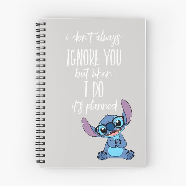 Item preview, I Don't Always Ignore You But When I Do It's Planned - Stitch - Applied Behavior Analysis - ABA - Behavioral therapy designed and sold by Ausome  Behavior.