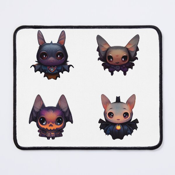 Item preview, set of cute bat animals designed and sold by ShopThousand.