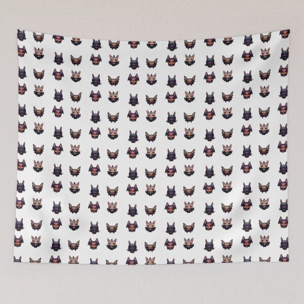 Item preview, set of cute bat animals  designed and sold by ShopThousand.