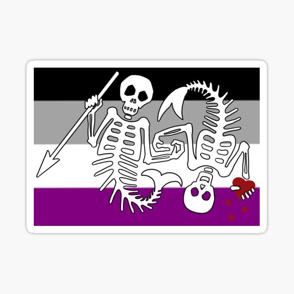 Ofmd Season 2 Asexual Pride Mermaid Pirate Flag Blackbeard Stede Bonnet Our Flag Means Death