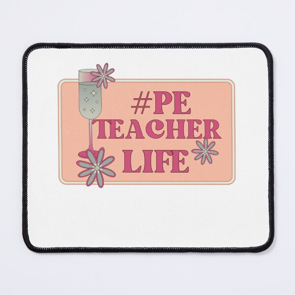 Item preview, PE Teacher Messy Bun Lifes Hair Glasses Funny designed and sold by byrne-ma.
