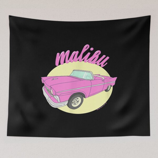 Item preview, Malibu Pink Convertible Graphic designed and sold by Jackwidforss.