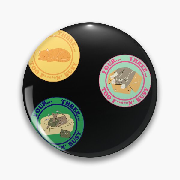 Item preview, Beyonce Sticker Pack - Too F*****n’ Busy (Cats & Dogs) designed and sold by baldbird.