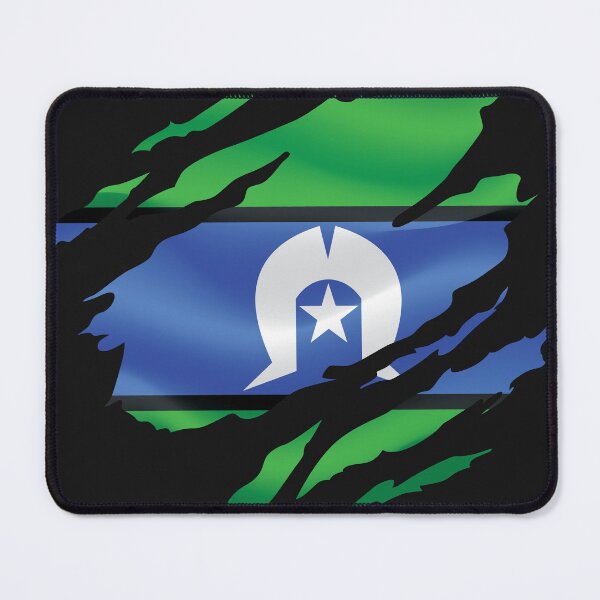 Item preview, Torres Strait Islands Ripped Flag designed and sold by RahallusNtx.