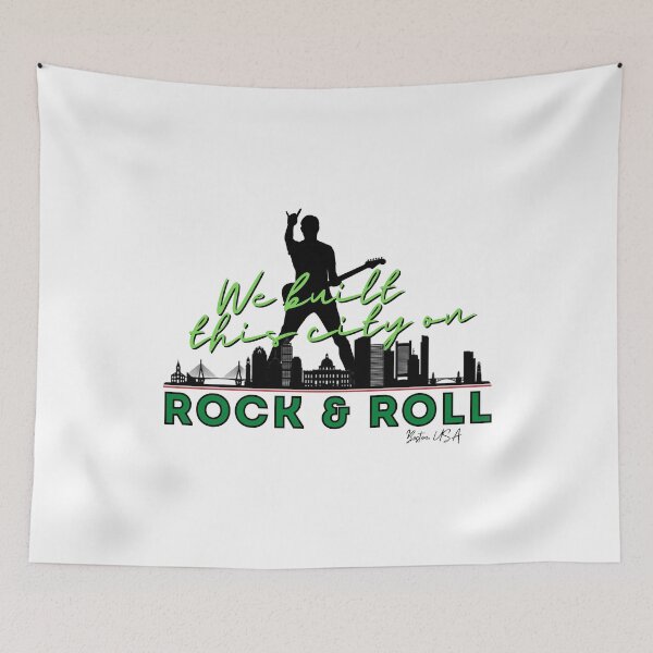 Item preview, We Built this City - Boston, Green designed and sold by Mean-Musician.