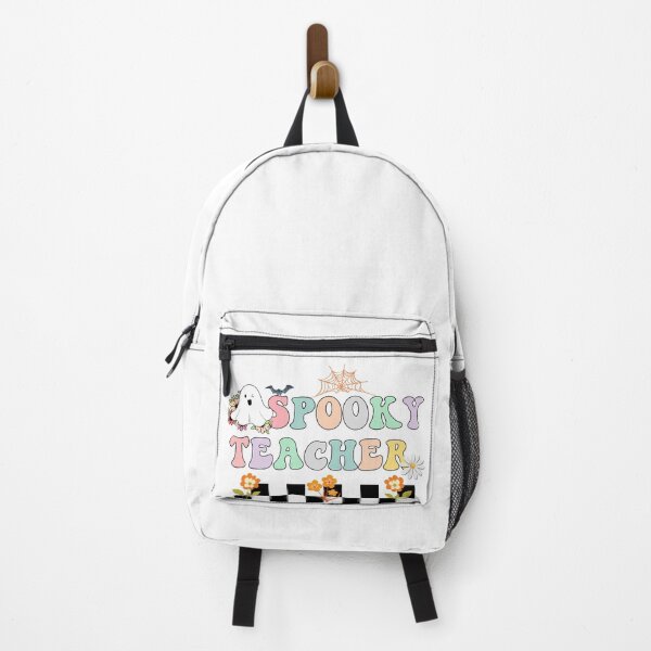 Item preview, Groovy Spooky Teacher Cute Floral Halloween ghost designed and sold by Karry-Pat.