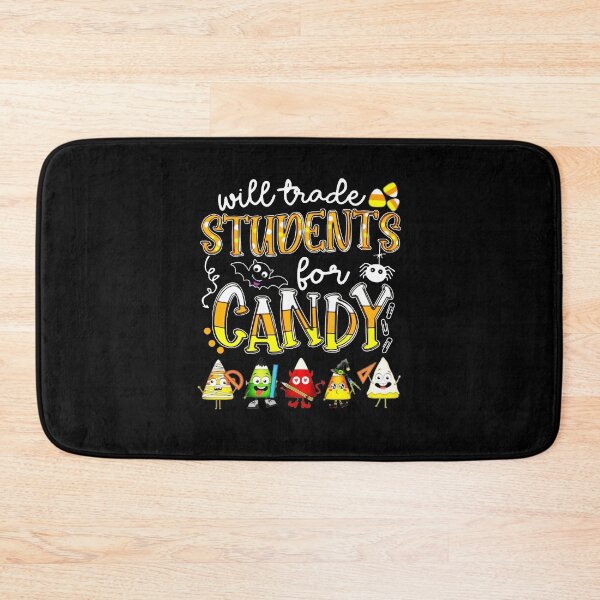Item preview, Will trade students for candy teacher halloween funny cute vintage designed and sold by beckadamr.