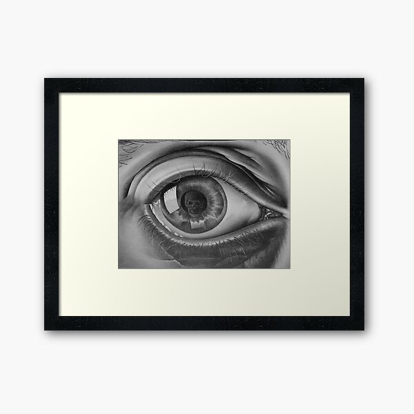 MC ESCHER EYE Framed Art Print