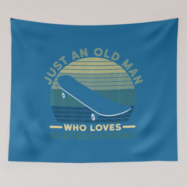 Item preview, Mens Just An Old Man Who Loves Skateboarding Quote For A Skater designed and sold by PhuSat.