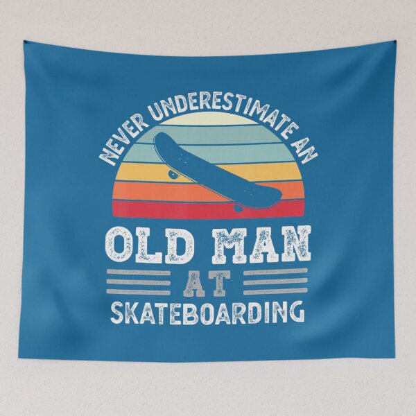 Item preview, Mens Never Underestimate An Old Man At Skateboarding Fathers Day designed and sold by PhuSat.
