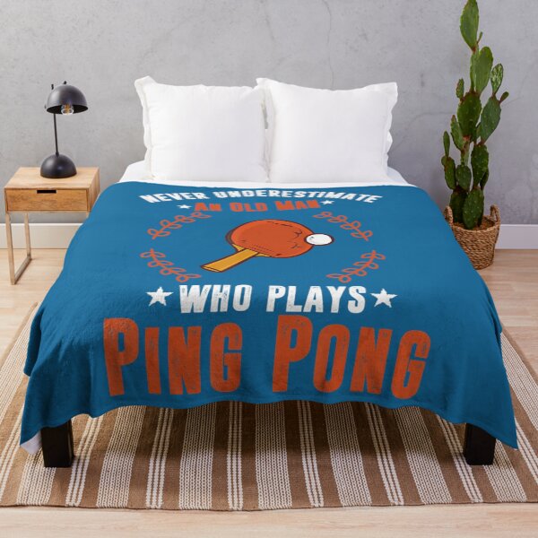 Item preview, Mens Never Underestimate An Old Man Ping Pong Table Tennis designed and sold by PhuSat.
