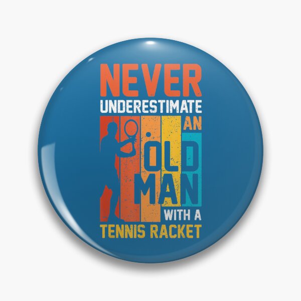 Item preview, Mens Never Underestimate An Old Man With A Tennis Racket designed and sold by PhuSat.