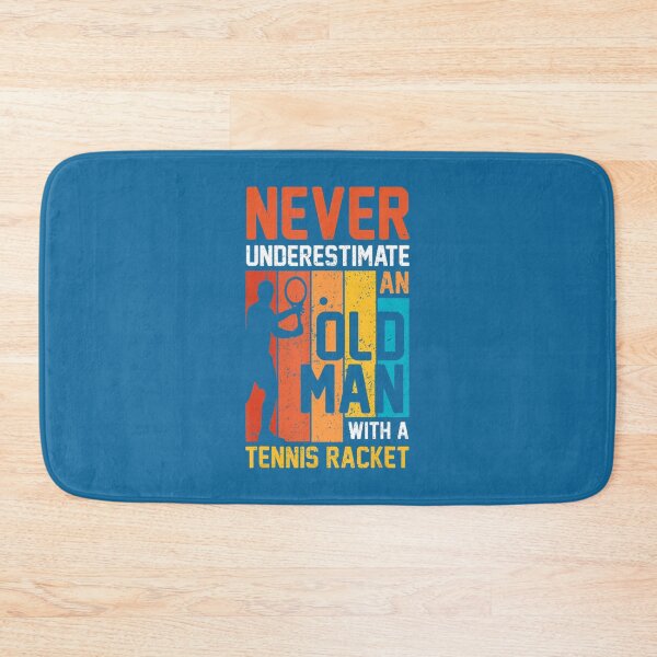 Item preview, Mens Never Underestimate An Old Man With A Tennis Racket designed and sold by PhuSat.