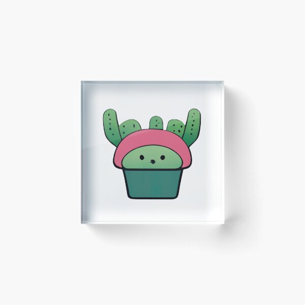 Item preview, Cute succulent cactus plant designed and sold by Quentin Medda.