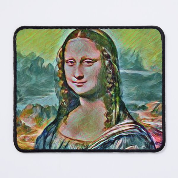 Item preview, "Mona Lisa (43)" an iconic Renaissance painting reimagined. designed and sold by thalasson.