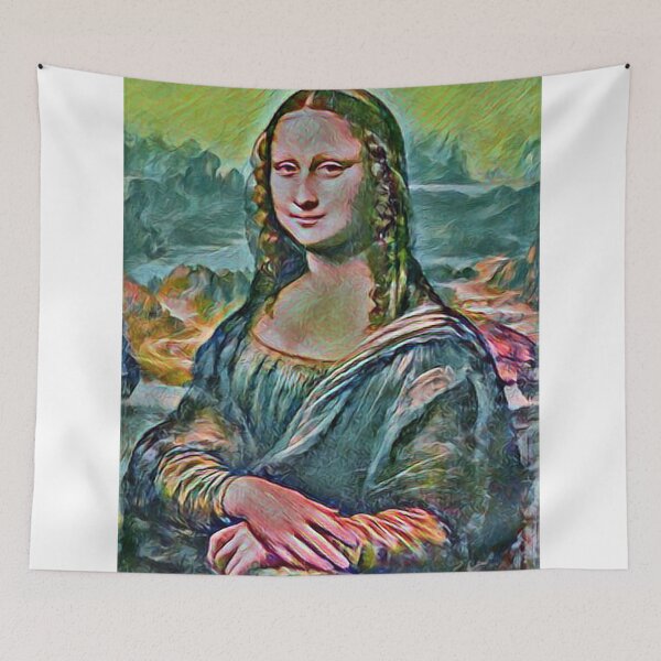 Item preview, "Mona Lisa (43)" an iconic Renaissance painting reimagined. designed and sold by thalasson.