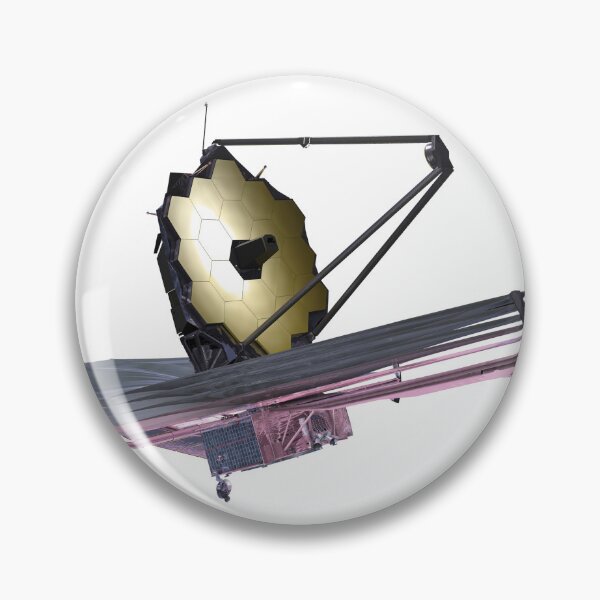 Item preview, James webb space telescope sticker and pins  designed and sold by Daizydrawshop.