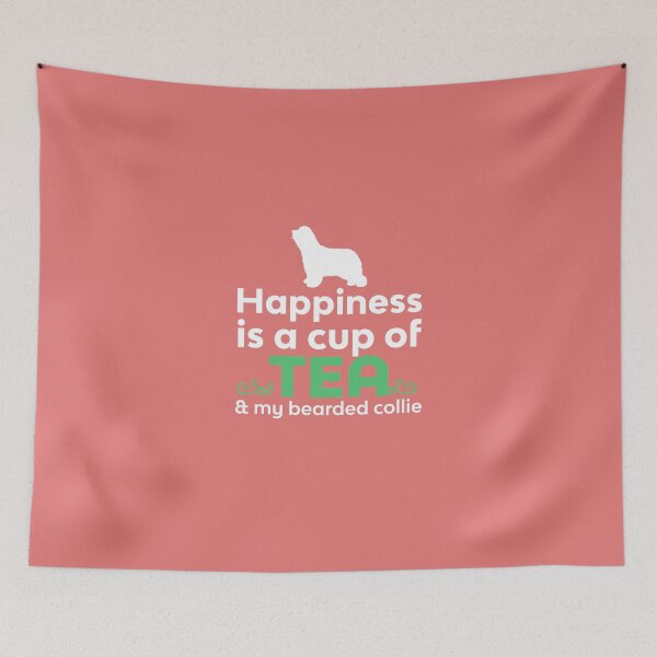 Item preview, Happiness Is Tea & My Bearded Collie  designed and sold by AlwaysAwesome.