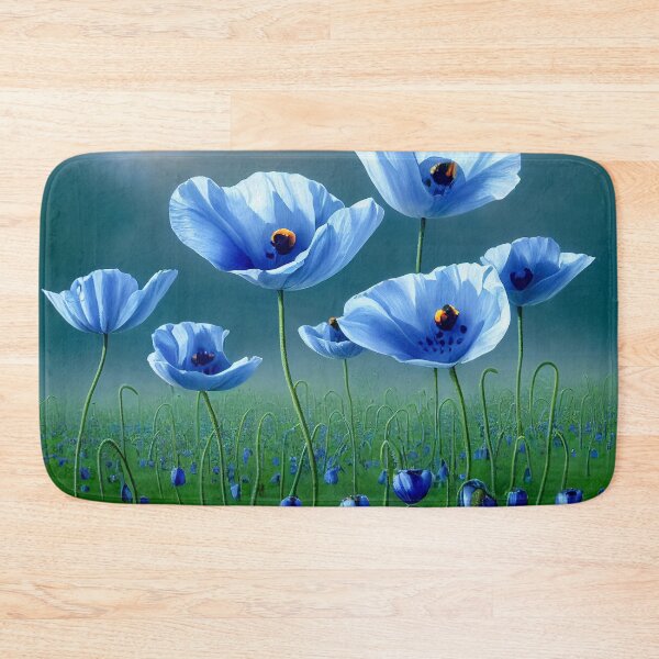 Item preview, Beautiful Surreal Blue Poppies designed and sold by The Oracle of Surrealism Sublime Consciousness.