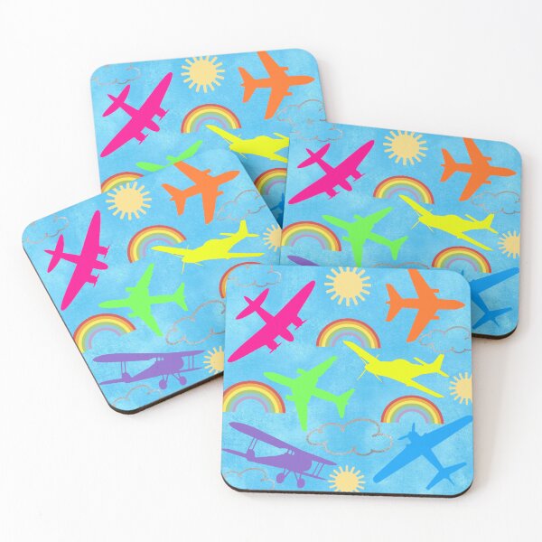 Item preview, Rainbow airplane pattern designed and sold by KCAbdelnour.