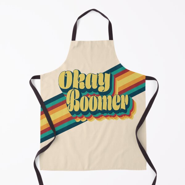 Item preview, Okay Boomer Retro waves and stripes designed and sold by JellyMellyDraws.