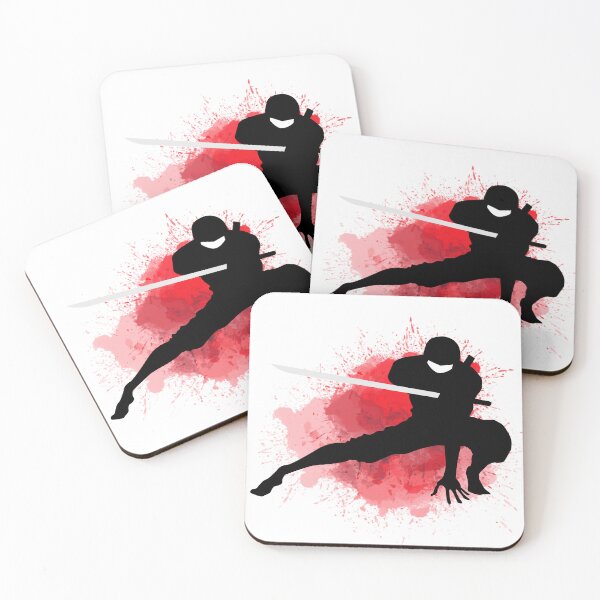 Item preview, Japanese Martial Arts - Ninja Holding Sword One Hand Touching Ground Pose  designed and sold by LoveSeasonz.