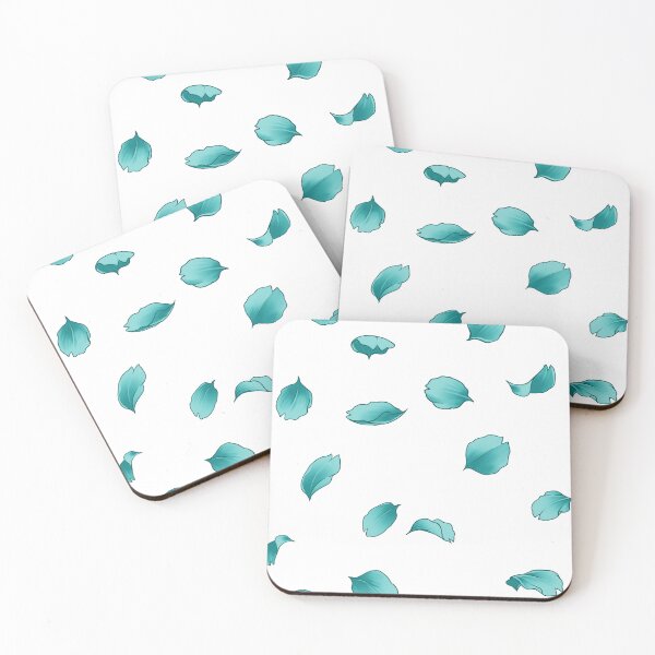 Item preview, EXTRA Falling Teal blue Sakura Petals pack designed and sold by arterialmotive.