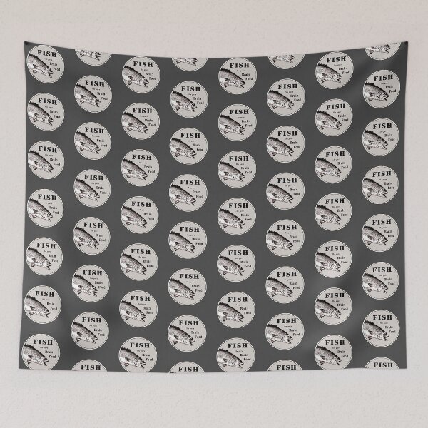 Item preview, Fish - The Pure Brain Food designed and sold by daveRei.