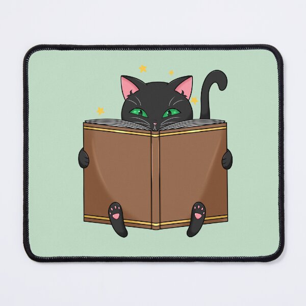 Item preview, Cat Reading Book designed and sold by Natsukittyart.