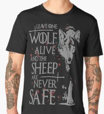 Thrones wolf t-shirt best quote Men's Premium T-Shirt