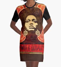 Angela Davis poster 1971 Graphic T-Shirt Dress