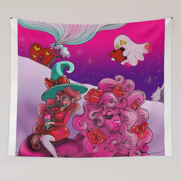 Item preview, Love Witch and Rose Lion designed and sold by Brooksie Fontaine.
