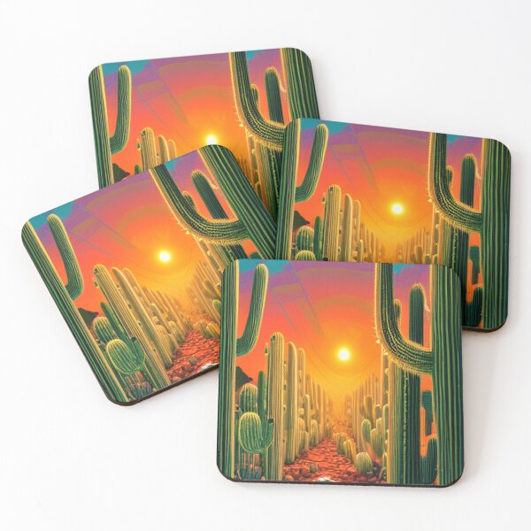 Item preview, Arizona Cactus Sunset 2 designed and sold by alien-punk.