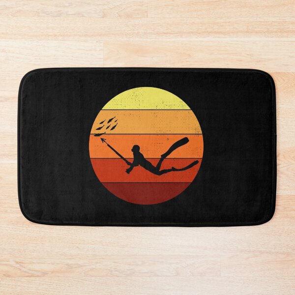 Item preview, Spearfishing Spearfisher Spearfisherman Fishing Vintage Retro designed and sold by TastefulTees.
