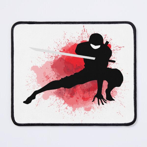 Item preview, Japanese Martial Arts - Ninja Holding Sword One Hand Touching Ground Pose designed and sold by LoveSeasonz.