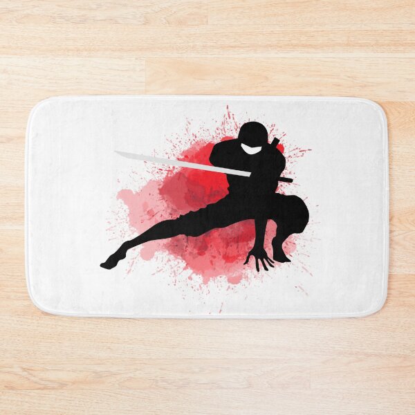 Item preview, Japanese Martial Arts - Ninja Holding Sword One Hand Touching Ground Pose  designed and sold by LoveSeasonz.