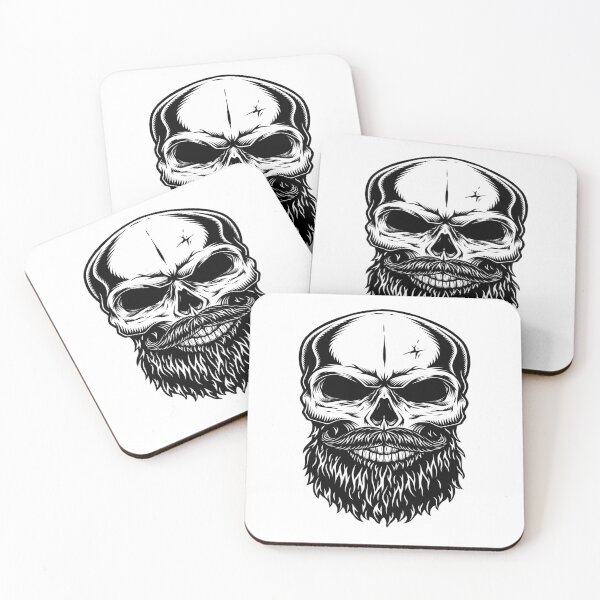 Item preview,  Skull With Beard And Mustache designed and sold by TILAL MOHAMMED.