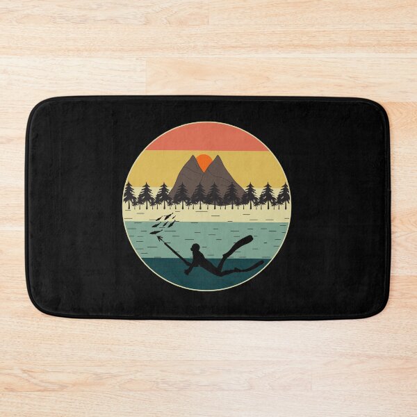Item preview, Spearfishing Spearfisher Spearfisherman Fishing Vintage Retro designed and sold by TastefulTees.