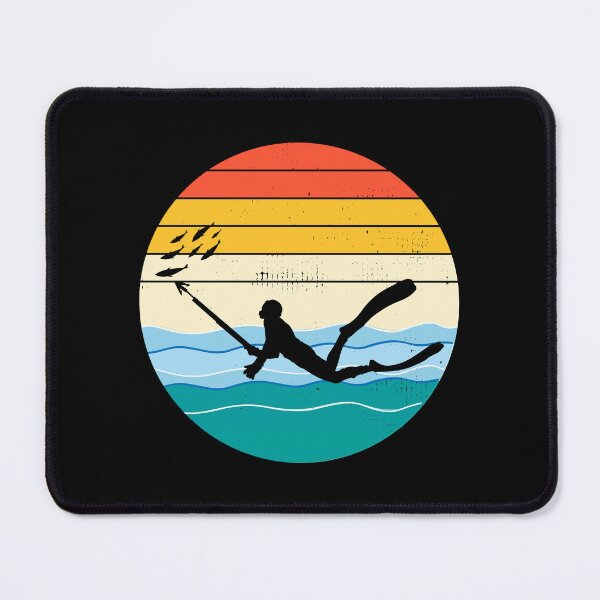 Item preview, Spearfishing Spearfisher Spearfisherman Fishing Vintage Retro designed and sold by TastefulTees.