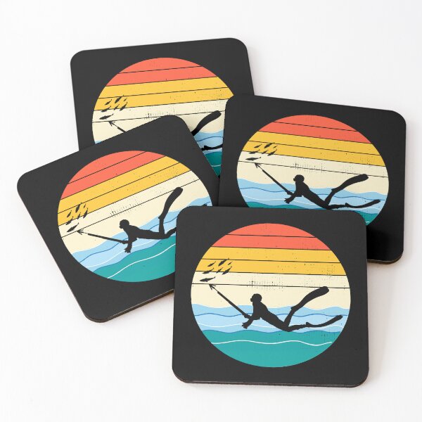 Item preview, Spearfishing Spearfisher Spearfisherman Fishing Vintage Retro designed and sold by TastefulTees.