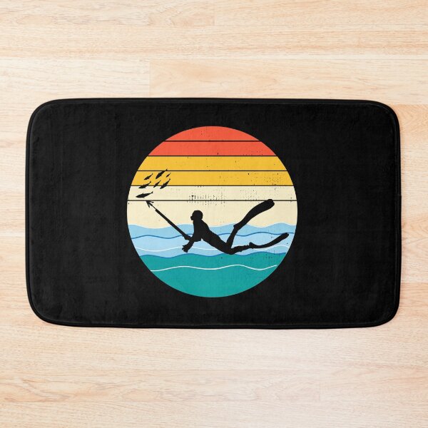 Item preview, Spearfishing Spearfisher Spearfisherman Fishing Vintage Retro designed and sold by TastefulTees.