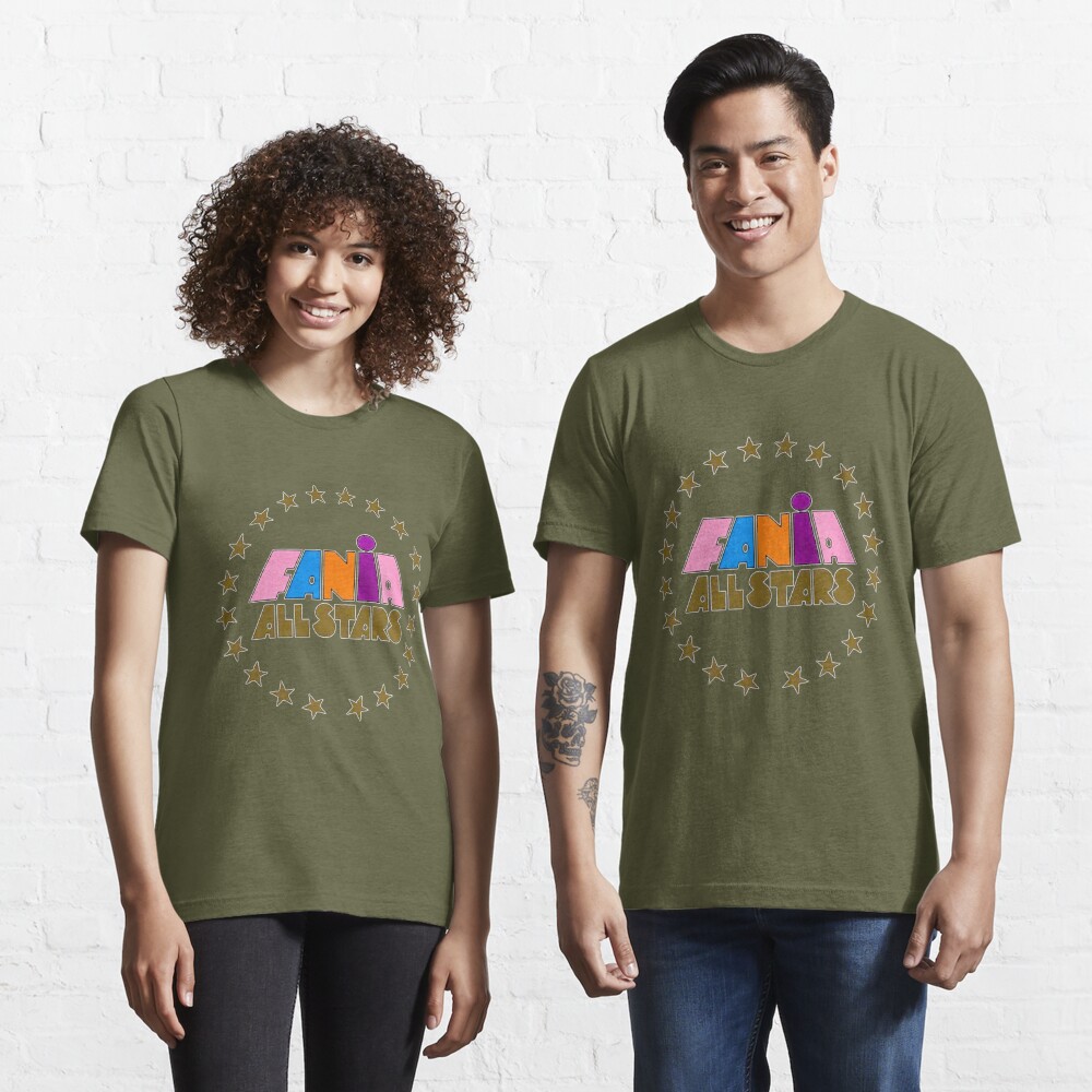 New Men's Tshirt Fania All Stars Design Tee Polyester T-Shirt Fullprinted