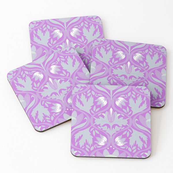 Item preview, Victorian Era Florals No.14 [Ghost and Rich Lilac] CP22082n designed and sold by Carina Parry Studios.