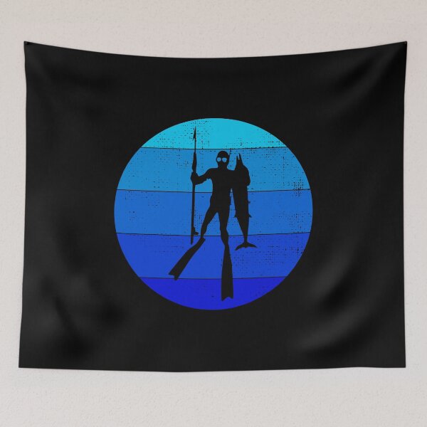 Item preview, Spearfishing Spearfisher Spearfisherman Fishing designed and sold by TastefulTees.